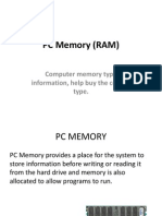 PC Memory (RAM) : Computer Memory Type Information, Help Buy The Correct Type