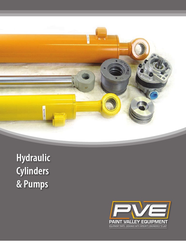 Hydraulic Cylinders & Pumps Catalog | PDF | Loader (Equipment) | Piston