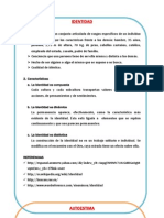 Identidad Autoestima Imprimir