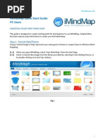 Imindmap Quick Start Guide PC Users: Creating Your First Mind Map