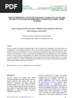 Download The Nutritional Value of Pleurotus Ostreatus Kumm Cultivated on Different Lignocellulosic Agrowastes by kristeenyns SN143622457 doc pdf