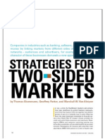 Strategies For Two-Sided Markets by Thomas Eisenmann, Geoffrey Parker, and Marshall W. Van Alstyne