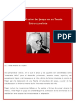 Teoría de Piaget sobre el valor del juego