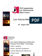 Low Volume Metering by Differential Pressure Cone Meter Technology