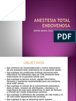 Anestesia Total Endovenosa