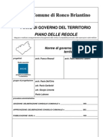 PGT Ronco Briantino Norme Gov Territ