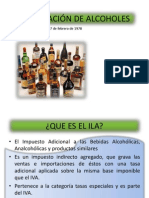 Proporcionalidad de Alcoholes
