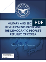 Military & Security Developments Involving Korea 2012 - Report
