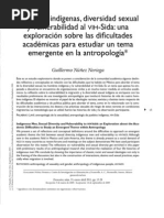 Hombres Indígenas, Diversidad Sexual y Vulnerabilidad Al Vih-Sida