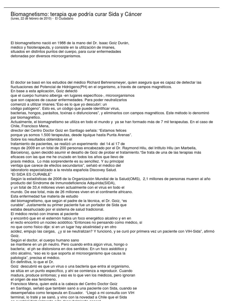 El Sida Es Curable Isaac Goiz Pdf Reader
