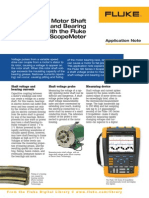 Measuring Motor Shaft Voltage and Bearing Currents With The Fluke 190 Series Ii Scopemeter