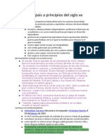 El perfil de México a principios del siglo XX: revolución, constitución de 1917 y sus efectos