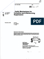 Suppression: Kinetic Mechanisms For Ionization and Afterburning