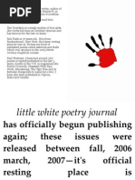 Download little white poetry journal five by disproductions SN14370383 doc pdf