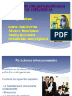 Procesos Interpersonales y de Influencia