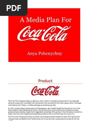 Coca Cola Media Plan