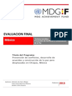 2013 - Mexico - CPPB - Final Evaluation Report