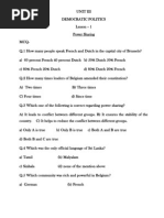 Download Chapter 1 Power Sharing Notes for Class 10 by Tapas Banerjee SN143715392 doc pdf