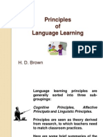 Principles of Language Learning