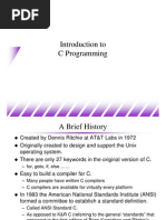 Introduction To C Programming