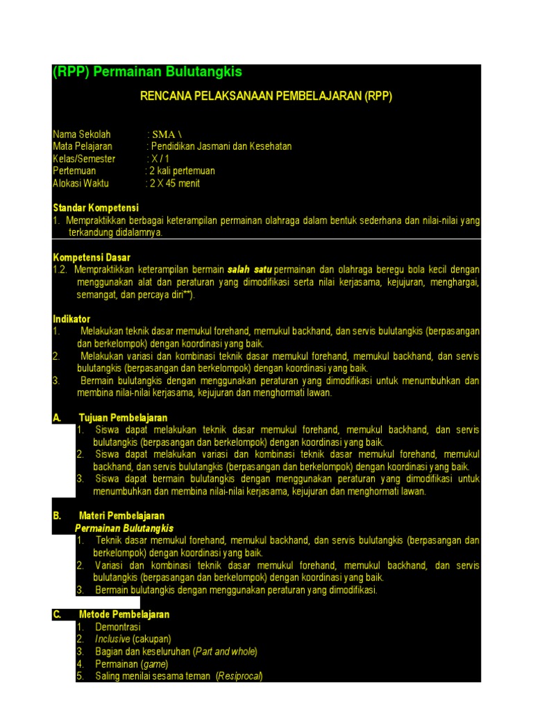 Sebutkan Tujuan Dari Kegiatan Bermain Bulutangkis Yang Dimodifikasi Sebutkan Itu