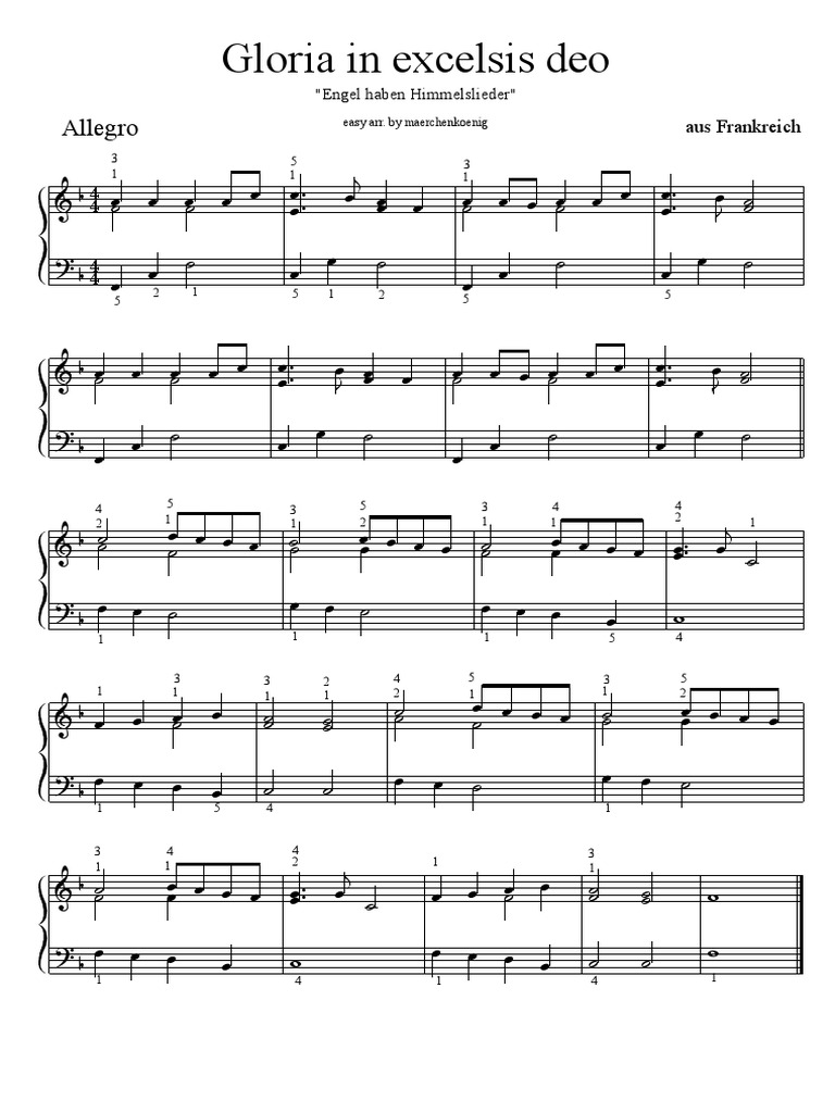Gloria In Excelsis Deo Testo Pdf
