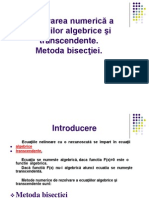 Proiect Metoda Bisectiei