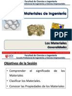 Sem 1.2 - IM I - UCV - Introducción, Los Materiales