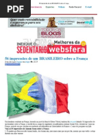 56 impressões de um BRASILEIRO sobre a França