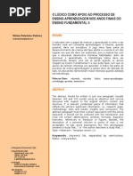Artigo - O LÚDICO COMO APOIO AO PROCESSO DE ENSINO-APRENDIZAGEM NOS ANOS FINAIS DO ENSINOFUNDAMENTAL II
