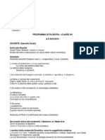 Programma Di Filosofia 4h