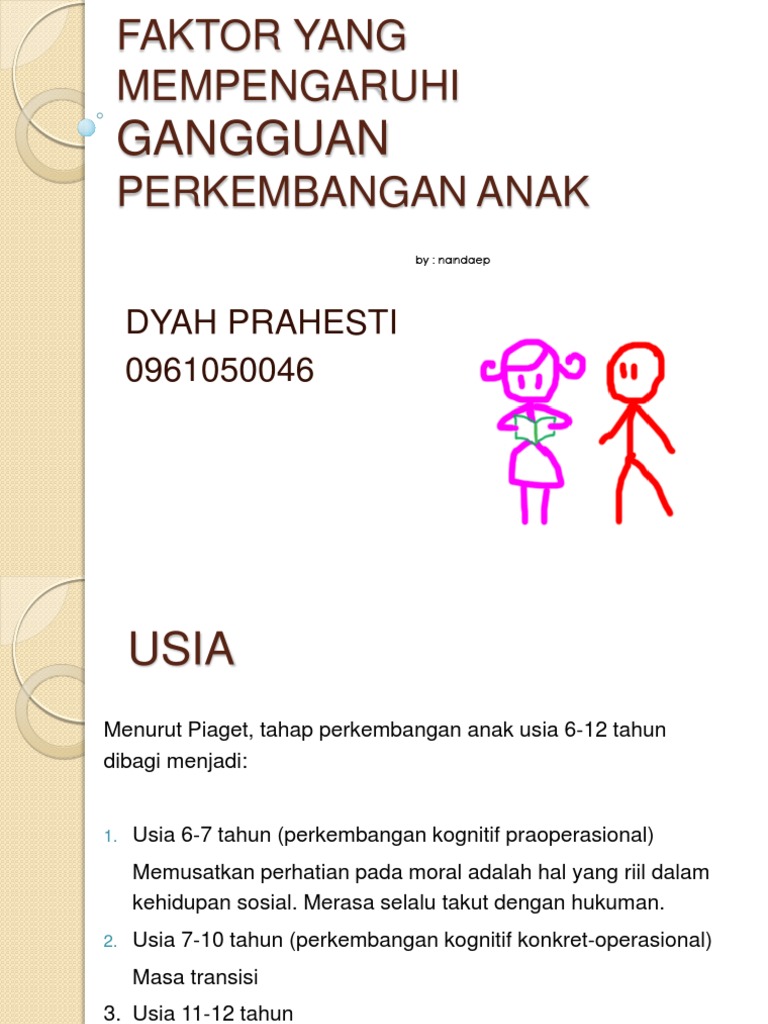 Perkembangan Anak Usia 7 12 Tahun Pdf - Tentang Tahun