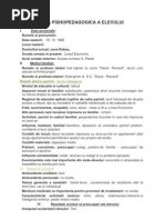 Fisa Psihopedagogica Completata
