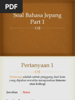 Download Soal Bahasa Jepang Part 1 contoh soal cerdas cermat bahasa jepang by Hayyu Desi Setiawati SN143766570 doc pdf