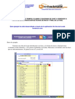 2-Ejemplo 1 Planing o Diagrama de Tiempos Realizado a Partir de Las Fechas de Inicio y Fin