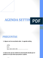 Agenda Setting Preguntas