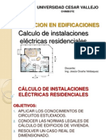 Sesion 13 Calculo de Instalaciones Eléctricas Residenciales