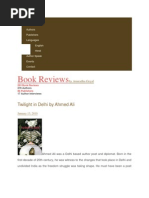 Download Book Review Twilight in Delhi by Snobra Rizwan SN143791643 doc pdf