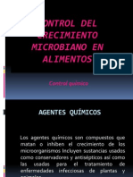 Control Del Crecimiento Microbiano en Alimentos