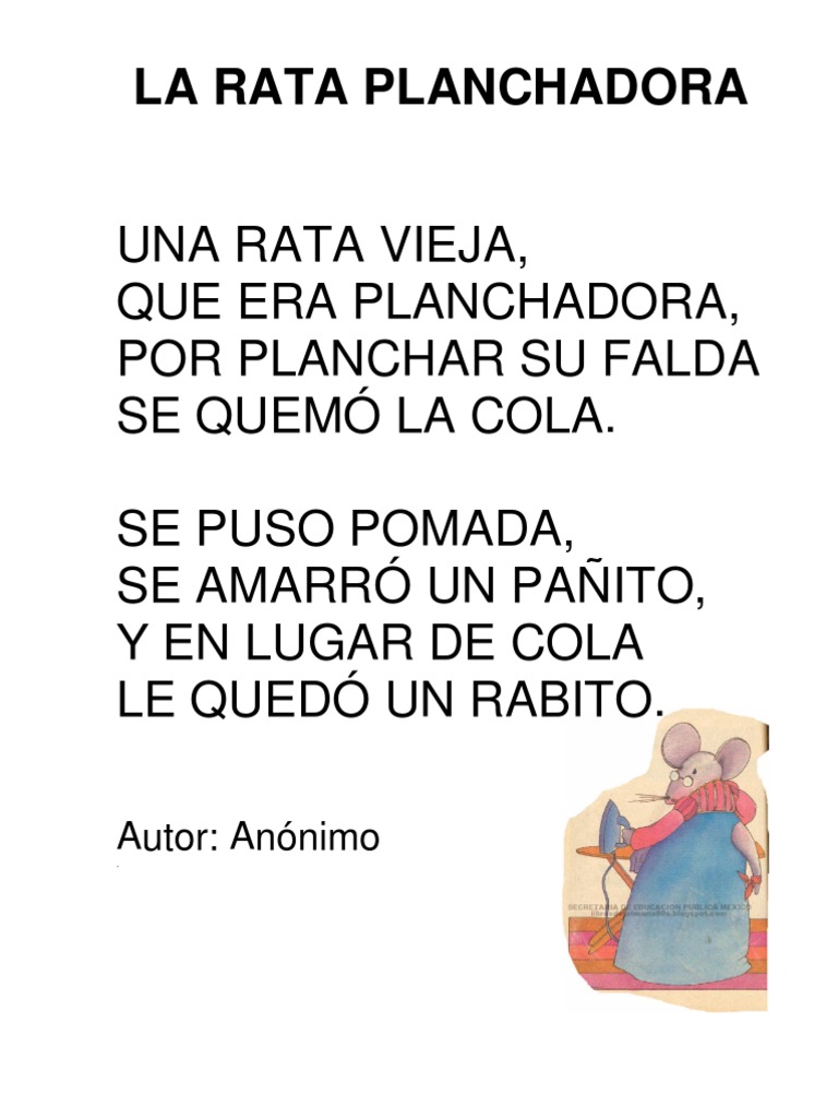Lectura Compartida LA RATA PLANCHADORA | PDF