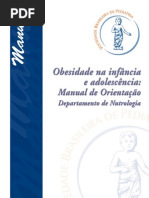 77372087 Obesidade Na Infancia e Adolescencia Manual de Orientacao