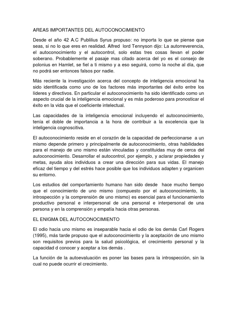 Descuento Especial en Autoconocimiento | PDF | Desarrollo personal ...