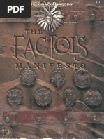 The Factol's Manifesto