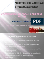 cooperación de toda la empresa en tpm