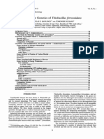 Molecular Genetics of Thiobacillus Ferrooxidans