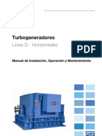 WEG Turbogenerador 10656299 Manual Espanol