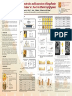 Physical Characteristics and Microstructures of Mango Powder