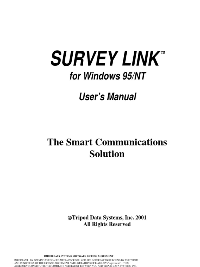 Download Tds Survey Link Software Download Tds Survey Link Software