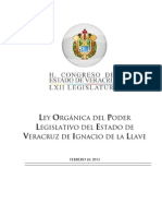 Ley Orgánica del Poder Legislativo del Estado de Veracruz