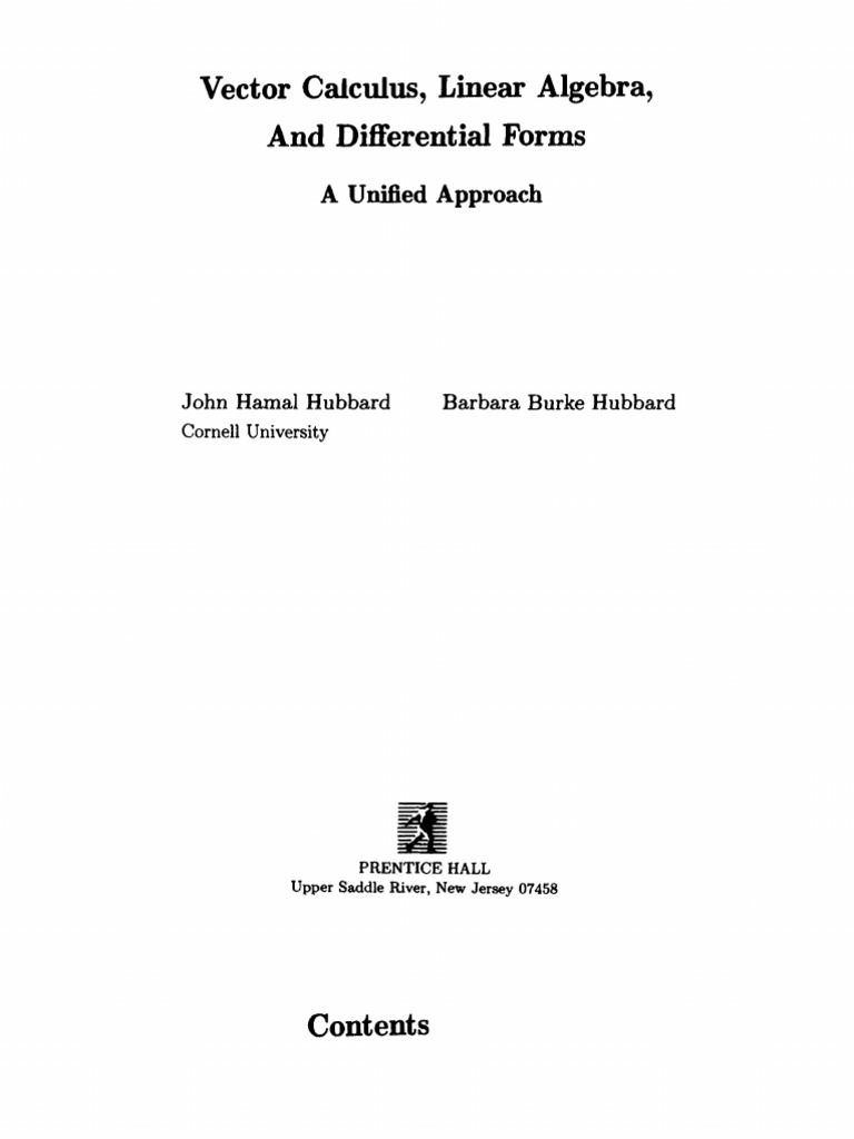 Hubbard Vector Calculus Djvu Files